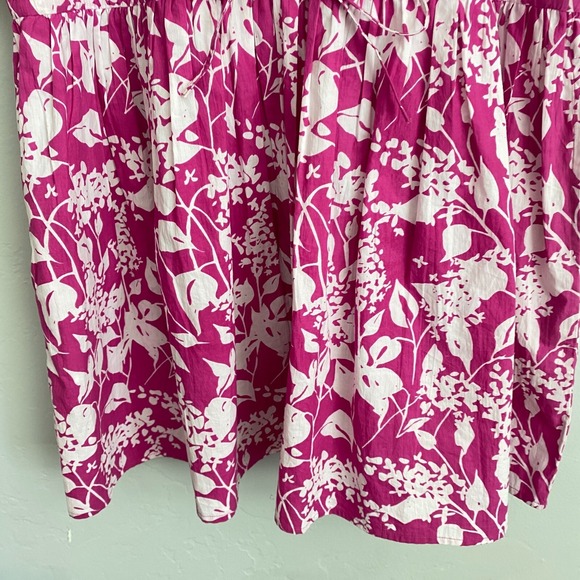 Olivia James the Label Daphne Dress Women Size Medium Pink White - Picture 6 of 13